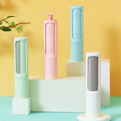Portable 2-1 Reusable Pet Hair Remover Brush Lint Roller